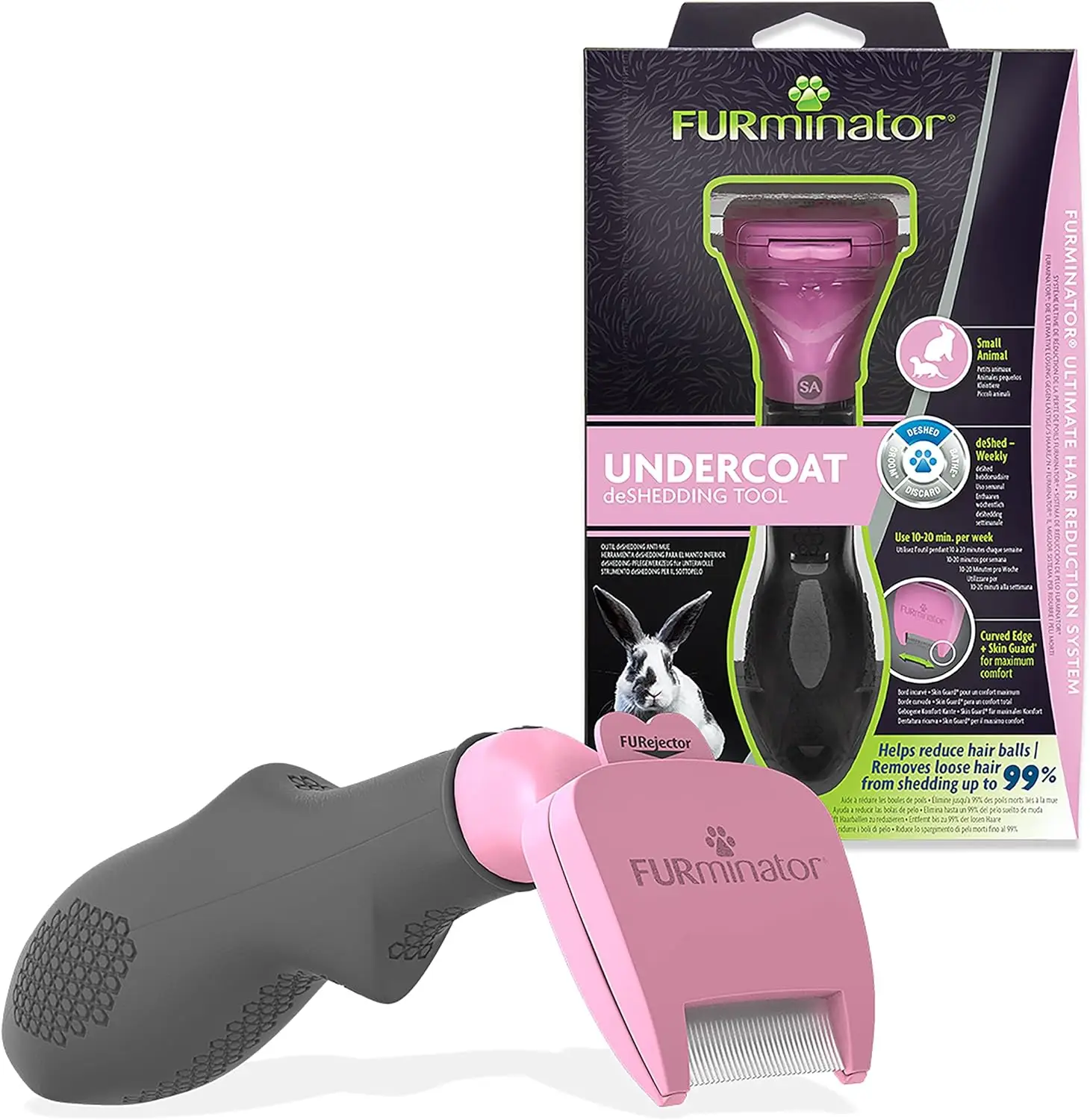 Best brushes for rabbits - Furminator with box