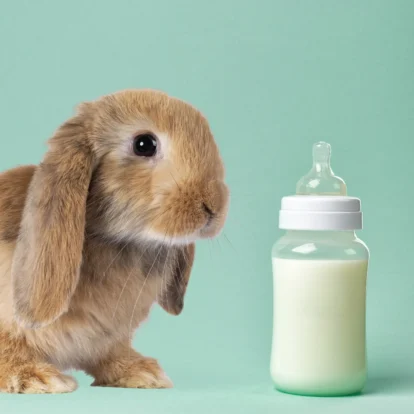 Can rabbits drink milk